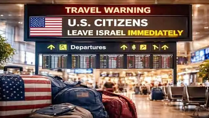 নাগরিকদের অবিলম্বে ইসরায়েল ত্যাগ করতে বলল যুক্তরাষ্ট্র