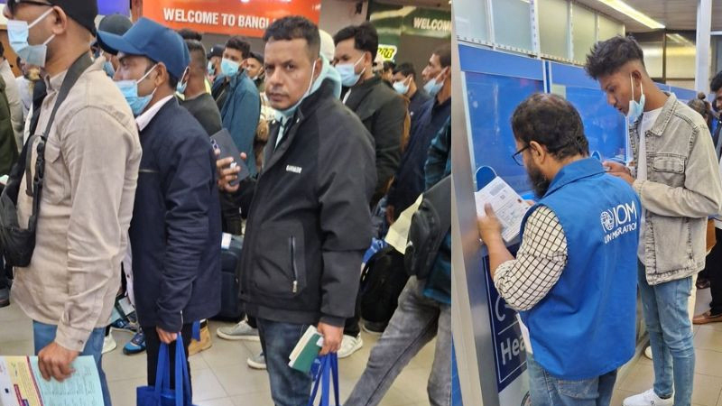 লিবিয়া থেকে ফিরে এলেন বাংলাদেশি ১৭২ নাগরিক 