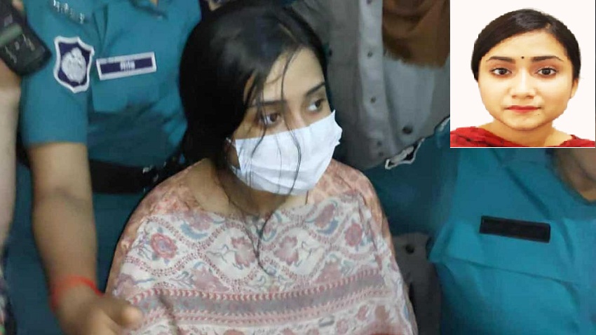 মেজর সাদিকের স্ত্রী সুমাইয়া জাফরিন ৫ দিনের রিমান্ডে