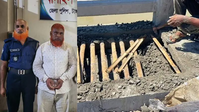 ১০ কোটি টাকার সেতুতে রডের বদলে বাঁশ, তদন্ত কমিটি গঠন