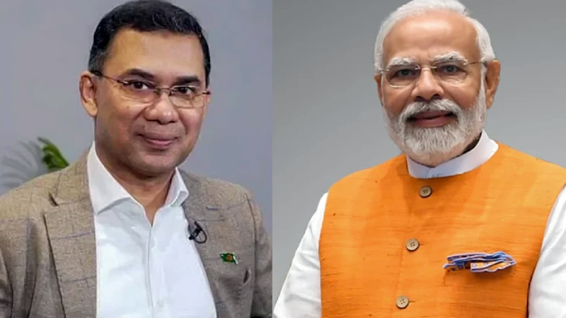তারেক রহমানকে অভিনন্দন জানালেন নরেন্দ্র মোদি