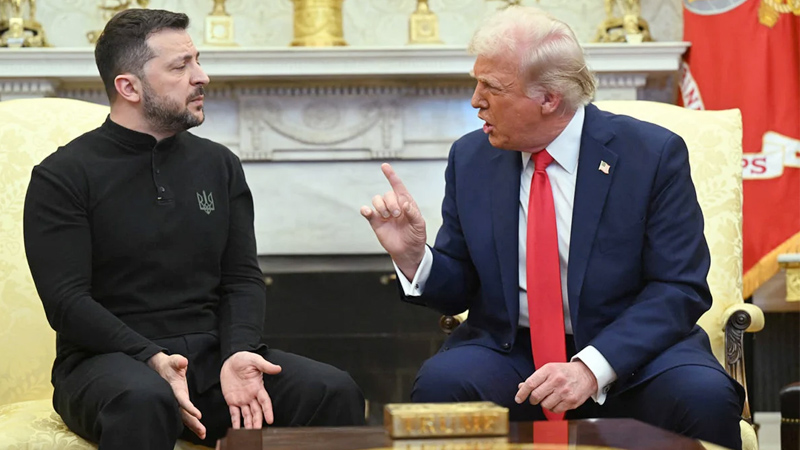 আমি ট্রাম্পকে ভয় পাই না: জেলেনস্কি