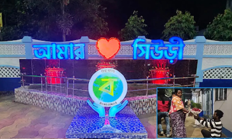 স্ত্রীকে উপহার দিতে পৌরসভার ‘লাভ চিহ্ন’ চুরি, অতঃপর...